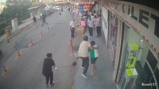 Şanlıurfada otele silahlı saldırı anları kameraya yansıdı