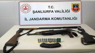 Şanlıurfada Ruhsatsız silah operasyonu: 3 gözaltı