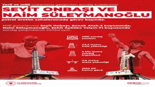 Seyit Onbaşı ve Naim Süleymanoğlu petrol sondaj kuleleri iş başında