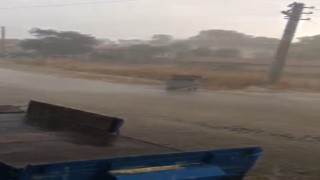 Seyitgazide ağustos ayında sağanak yağış