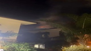 Side Antik Kentte restoranın bacasında çıkan yangın büyümeden söndürüldü