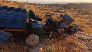 Siirtte patpat şarampole devrildi: 1 yaralı