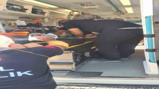 Siirtte yüksekten düşen kız çocuğu yaralandı