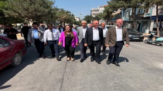 Simav Azerbaycan Caddesinde asfalt yol çalışmaları tamamlandı