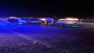 Sındırgıda feci kaza: 1 ölü, 1 yaralı