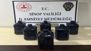 Sinopta 30 litre etil alkol ele geçirildi