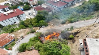 Sinopta ahşap yapıda yangın