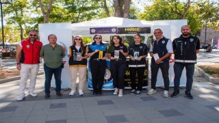 Sinopta polis ekiplerinden halkı bilinçlendirme çalışması