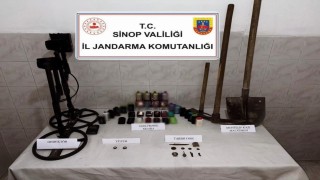Sinopta tarihi eser kaçakçılığı operasyonu: 1 gözaltı
