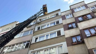 Şişlide restoran bacasında çıkan yangın paniğe neden oldu