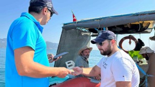 Sökede balıkçılar hem denetlendi hem de bilgilendirildi