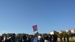 SOLOTÜRK Demircide Kurtuluş Festivali öncesi prova uçuşu yaptı