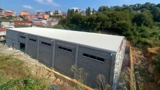 Spor salonu inşaatında sona gelindi