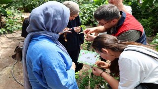 Stajyer öğrenciler Afyonkarahisar Tıbbi ve Aromatik Bitkiler Merkezini gezdi