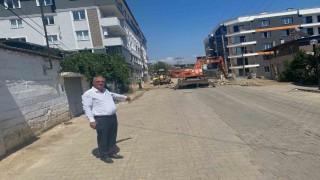 Sultanhisarda 5 bin metrekarelik parke taşı çalışması sürüyor