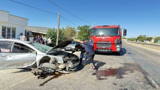 Takla atan otomobilin sürücüsü yaralandı