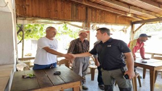 Tarihi Alan Başkanı Kaşdemir, yangında etkilenen köyleri ziyaret etti