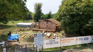 Tarihi Terme Yeni Camide Restorasyon çalışmaları