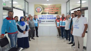 Tatvan SYDV çalışanları greve başladı