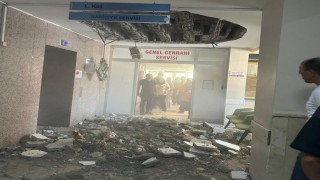 Tavanı çöken Denizli Devlet Hastanesinin bir katı kullanıma kapatıldı