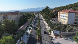 Tavas - Bağlar Yolu modern görünüme kavuştu