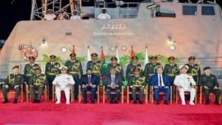 TCG Volkan gemisi Maldivler Milli Savunma Kuvvetleri envanterine dahil oldu