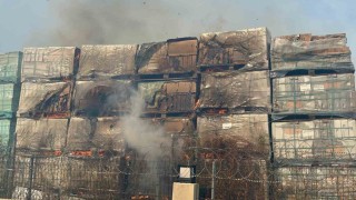 Tekirdağ Çorluda tekstil fabrikası ve seramik deposunda yangın