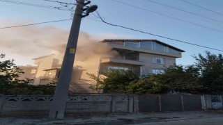 Tekirdağda apartman dairesinde yangın