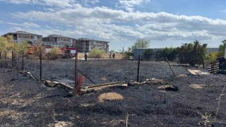 Tekirdağda çocuklar yangın çıkarıp kaçtı