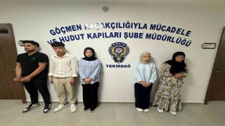 Tekirdağda düzensiz göçmen operasyonu