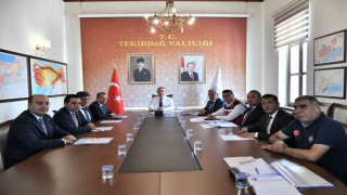 Tekirdağda sosyal konut alanları için toplantı yapıldı