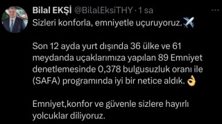 THY 1 yılda 36 ülkede yapılan denetimlerde 0,378 bulgusuzluk oranı elde etti