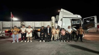 Tırdan 9 düzensiz göçmen ve 1,5 milyonluk kaçak elektronik sigara çıktı