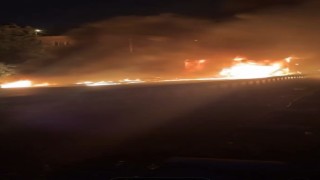 Tireboluda seyir halindeki tır alevlere teslim oldu