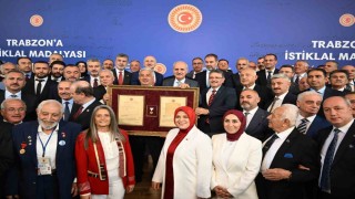 Trabzona İstiklal Madalyası verilmesi töreni