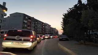 Trafik yoğunluğundan Kuşadası da nasibini aldı