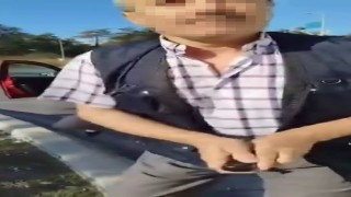 Trafikte tartışma bıçaklı tehdide dönüştü