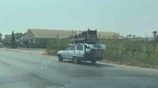 Trafikte tehlikeli yolculuk kamerada