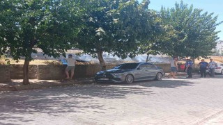 Tren yolunda kenarında çıkan yangın araçlara sıçramadan söndürüldü