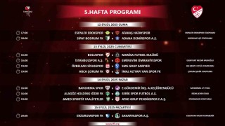 Trendyol 1. Ligde 5 haftalık program açıklandı