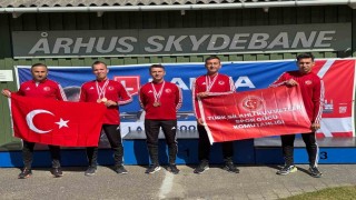 TSK Spor Gücü Erkek Tüfek Atış Takımından 300 metre Ateşli Silahlar Tüfek branşında Avrupa 3üncülüğü