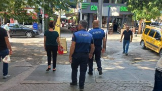 Tuncelide kaldırım işgaline yönelik denetim: 9 esnafa para cezası