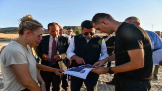 Tuncelide saatte 160 ton sıcak asfalt üretecek plentin altyapı çalışmaları başladı