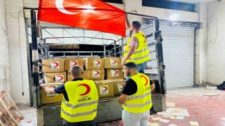 Türk Kızılaydan Batı Şeriaya bin 200 gıda kolisi