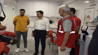 Türk Kızılayı Dicle ilçesinde kan bağışı kampanyası düzenledi