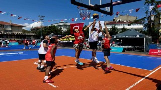 Ümraniyede 3x3 Sokak Basketbolu heyecanı yaşandı