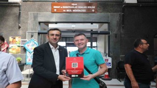 Uşakta gıda işletmelerinde karekod uygulaması bilgilendirmeleri sürüyor