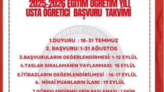 Usta Öğretici Başvurularının Son Günü Belli Oldu