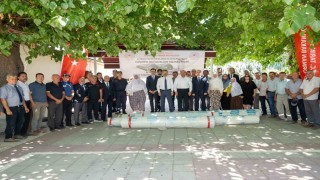 Vali Aksoy Mihalgazide sera örtüsü teslim törenine katıldı