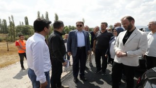 Vali Musa Işın, Hisarcık-Emet köprüsünde incelemelerde bulundu